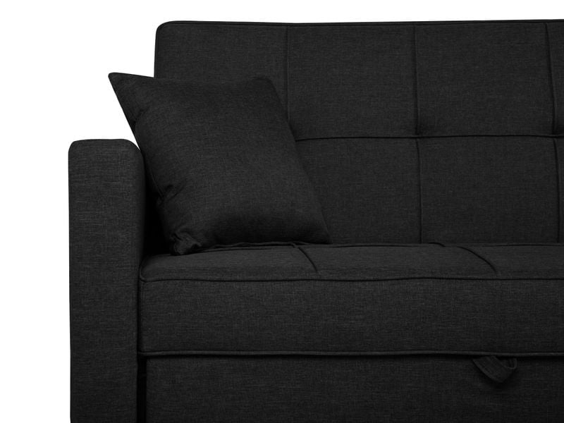 Sofa rozkładana czarna GLOMMA zdjęcie 8
