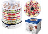 XL DUŻA SUSZARKA SPOŻYWCZA GRZYBÓW WARZYW OWOCÓW ZIÓŁ RAW FOOD 500W