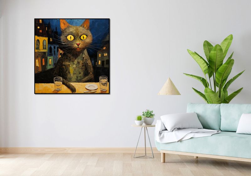 Plakat 100x100cm Nocny Obserwator zdjęcie 4