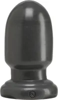 doc johnson shellshock mini - kompaktowy korek anatomiczny pvc gun metal