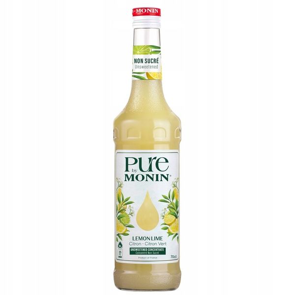 Monin Syrop Pure Lemon Lime - cytryna i limonka 700 ml zdjęcie 1