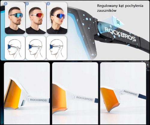 ROWEROWE Okulary PRZECIWSŁONECZNE Polaryzacyjne na Arena.pl