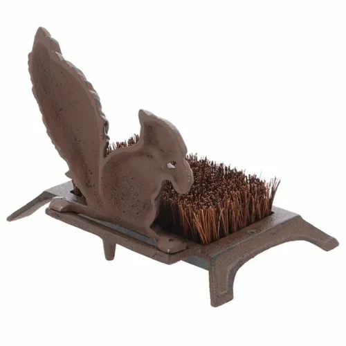 Skrobaczka do butów Wiewiórka żeliwna Esschert Design Czyścibut pod Drzwi na Arena.pl