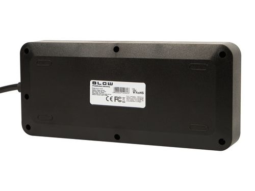 PRZEDŁUŻACZ LISTWA ZASILAJĄCA WŁĄCZNIK 3x USB 6 GNIAZD 2m USB TYP-C na Arena.pl