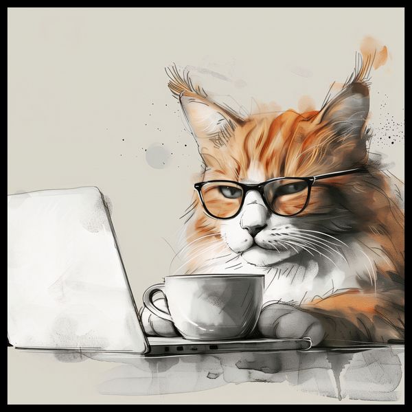 Plakat 80x80cm Nie przed Kawusią zdjęcie 2