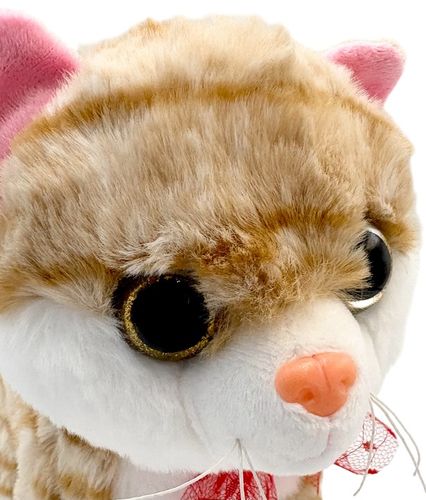 Kotek na smyczy interaktywny kot pluszowy chodzący kotek na baterie rudy sm na Arena.pl