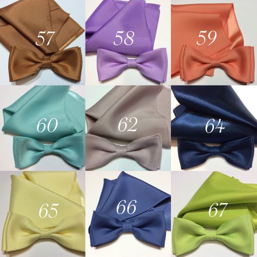 PUDROWY RÓŻ MUCHA Z POSZETKĄ DO UŁOŻENIA na Arena.pl