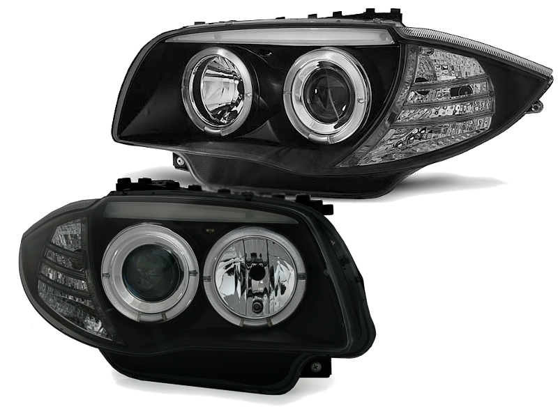 Lampy REFLEKTORY Do  BMW 1 E87 E81 OD 2004 DO 2011 Roku  LED Ringi NOWE zdjęcie 3