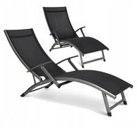 Leżak Ogrodowy Basenowy aluminiowy Mocny RELAX