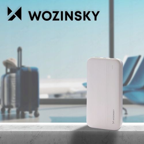 Wozinsky powerbank Li-Po 10000mAh 2 x USB biały (WPBWE1) na Arena.pl