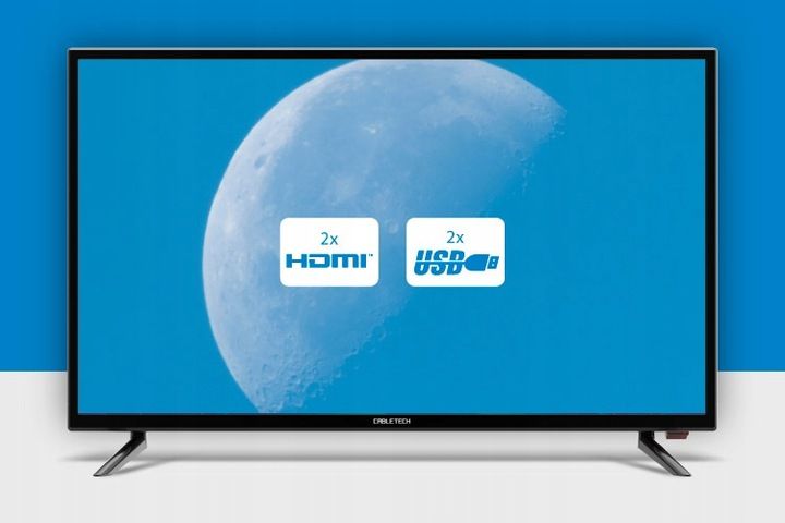 TELEWIZOR D-LED 32'' CABLETECH ELEGANCE HD DVB-T2 zdjęcie 4