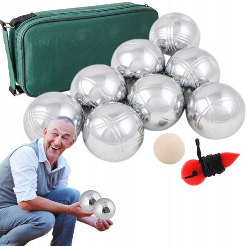 Kule Bule Boule do Gra Gry w Bocce Bocze 8 szt Kul z etui grawerem solidne na Arena.pl