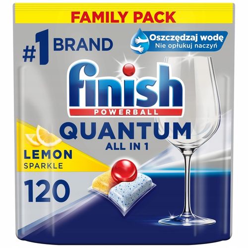 Kapsułki do zmywarki FINISH Quantum Lemon 120 szt na Arena.pl