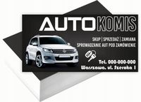 Wizytówki firmowe 100szt DUŻO RÓŻNYCH WZORÓW do wybór AUTO KOMIS