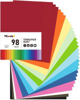 Papier kolorowy 49 arkuszy A4 300 g/m² Papier Techniczny Blok Gruby