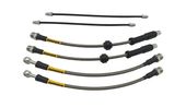 Audi A4 B9 - Zestaw Przewodów Hamulcowych Teflonowych W Oplocie Stalowym