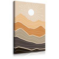 Obraz Do Sypialni Góry Pejzaż Słońce Natura Styl Boho 80cm x 120cm
