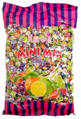 Cukierki Mini owocowe KARMELKI MINI 1 kg na Arena.pl