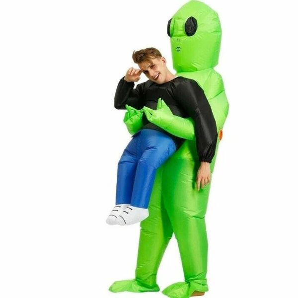 Kostium alien UFO kosmita dmuchany przebranie strój Halloween samopompujący zdjęcie 7