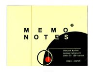 BLOCZEK KARTECZEK SAMOPRZYLEPNCH MEMO NOTES 100X75 100SZT ŻÓŁTE DALPO
