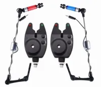 SYGNALIZATOR WODOODPORNY WĘDKARSKI DIODY LED + SWINGER HANGERY ELEKTRYCZNY