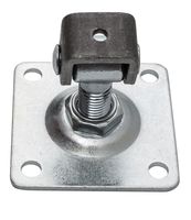 zawias regulowany z płytką 20mm 100*100*4mm - mp zaw rp20