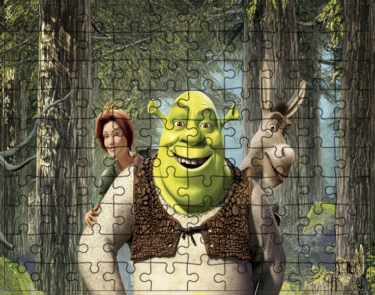 Puzzle Shrek zdjęcie 1