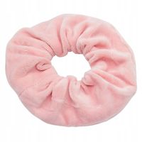 Gumka do włosów scrunchies welur różowy