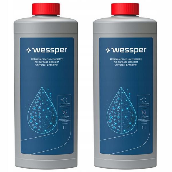 Odkamieniacz do ekspresu do kawy Wessper CleanMax - 2x 1l zdjęcie 1