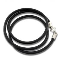 GRUBY RZEMIEŃ ZE SKÓRY NATURALNEJ 45CM 4MM