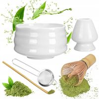 TRZEPACZKA DO MATCHY, BAMBUSOWA MIOTŁA DO HERBATY MATCHA, TRADYCYJNY ZESTAW