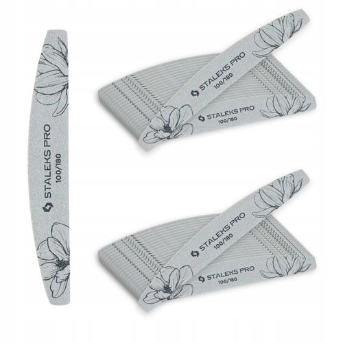 Pilnik do paznokci STALEKS mineralny PÓŁKSIĘŻYC łódka 100/180 100 na Arena.pl