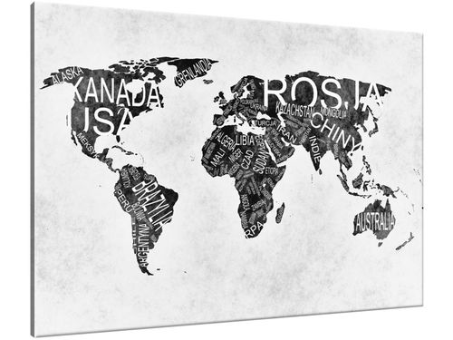 Obraz Mapa świata 100x70 CANVAS na Arena.pl
