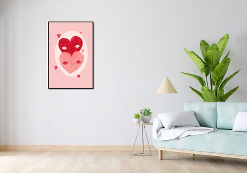 Plakat 61x90,5cm Ciepło Serca na Arena.pl