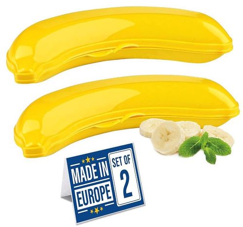 Pudełko na banana CRYSTALIA, 100% wolne od BPA na Arena.pl