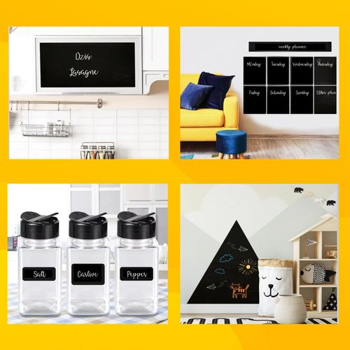 Tablica suchościeralna samoprzylepna kredowa duża dla dzieci 45x200 kredax5 na Arena.pl