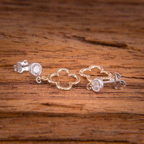 Złote Wiszące Sztyfty Kwiat na Arena.pl