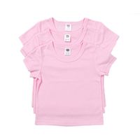 Koszulka dziecięca z krótkim rękawem do sublimacji - różowa S