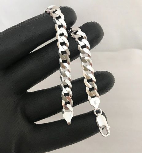 Srebrna Bransoletka Pancerka pr. 925 SREBRO Męska Diamentowana 6mm + GRATIS na Arena.pl