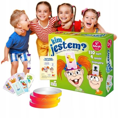 KIM JESTEM? Gra planszowa dla dzieci Kukuryku PL na Arena.pl