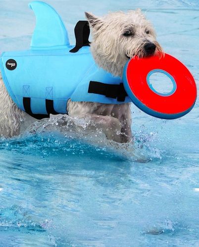 KAPOK KAMIZELKA RATUNKOWA DLA PSA do Wody Rekin S Ubranko do Pływania Fazoo na Arena.pl