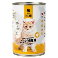 KARMA DLA KOTA - MOKRA KARMA PUSZKA DRÓB W SOSIE 415g | MIAU MIAU