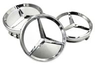 MERCEDES DEKIELKI na felgi zaślepki felg KAPSLE kołpaczki 60mm 4 szt.