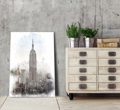 Obraz na płótnie - Canvas, Empire State Building 70x100 na Arena.pl