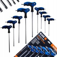 BLACK ZESTAW KLUCZY IMBUSOWYCH TORX 9el. T10-T50