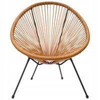 FOTEL OGRODOWY NA BALKON TARAS KRZESŁO OGRODOWE RATTAN ACAPULCO NOWOCZESNE