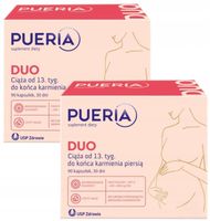 2x PUERIA DUO ciąża od 13 tyg. + karmienie 90 kaps