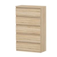 Komoda Drewniana 70cm Nowoczesna Pojemna Szafka Do Salonu Sypialni Sonoma