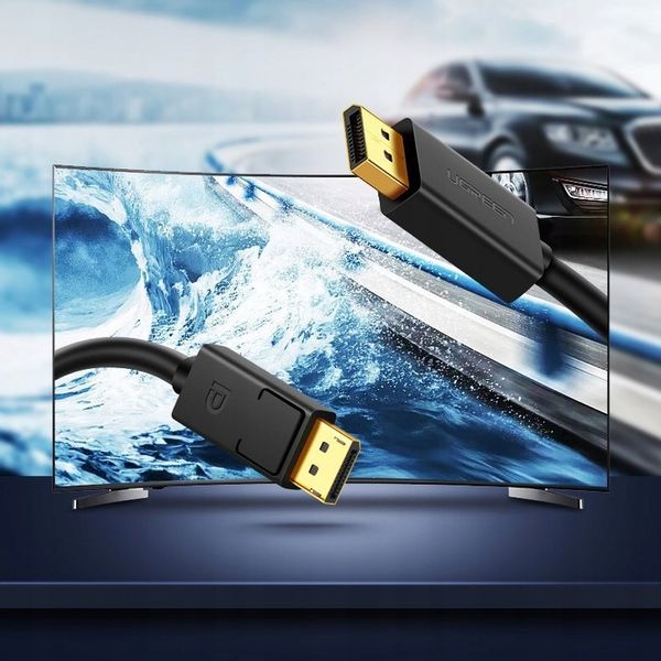 Kabel DisplayPort 1.2 SZYBKI KABEL PRZEWÓD WYTRZYMAŁY 3D 4K 60Hz 2m UGREEN zdjęcie 4
