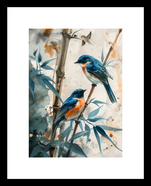 Plakat 13x18cm Trzy Ptaki zdjęcie 3